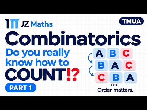 Thumbnail: Combinatorics: Do You Really Know How to COUNT!? | Part 1 | TMUA