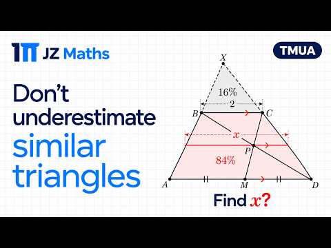 Thumbnail: Don't Underestimate Similar Triangles!