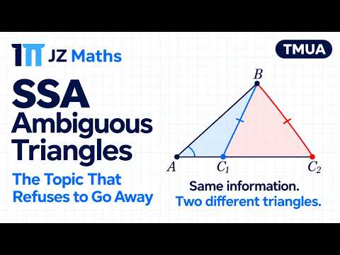 Thumbnail: SSA Ambiguous Triangles: The Topic That Refuses to Go Away!