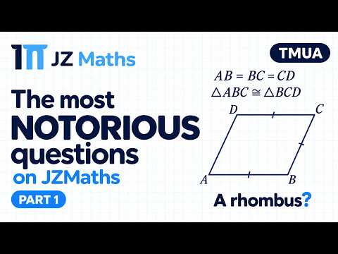 Thumbnail: The Most Notorious Questions on JZMaths — Part 1
